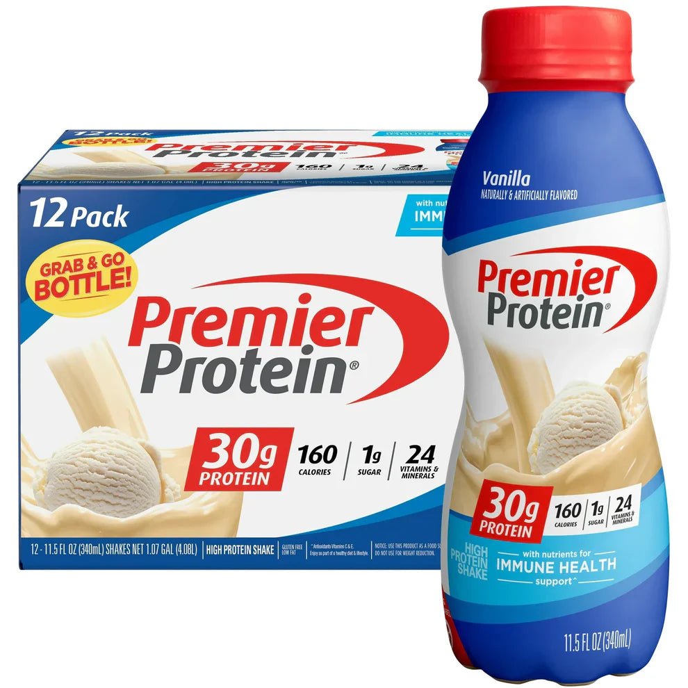 30g Protein 1g Sugar Premier Shake (12-Pack)