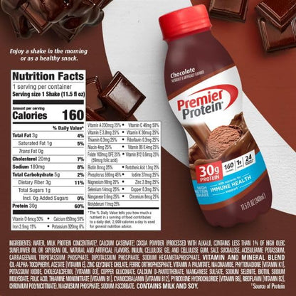 30g Protein 1g Sugar Premier Shake (12-Pack)